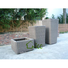 Vase -(14) home & garden furniture wicker/ PE rattan garden flower pot price